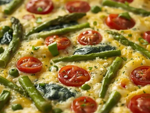 spring vegetable frittata