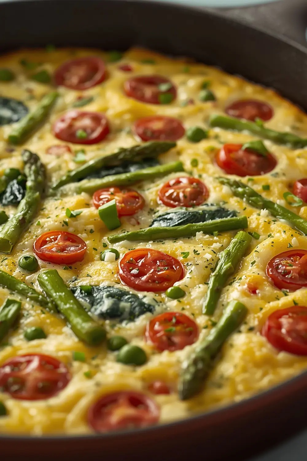 spring vegetable frittata