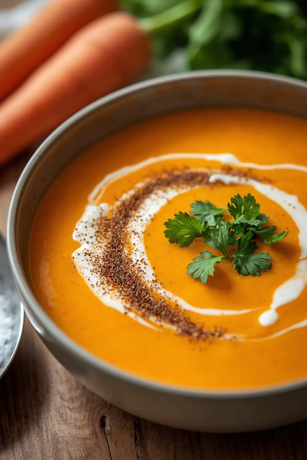Easter carrot soup