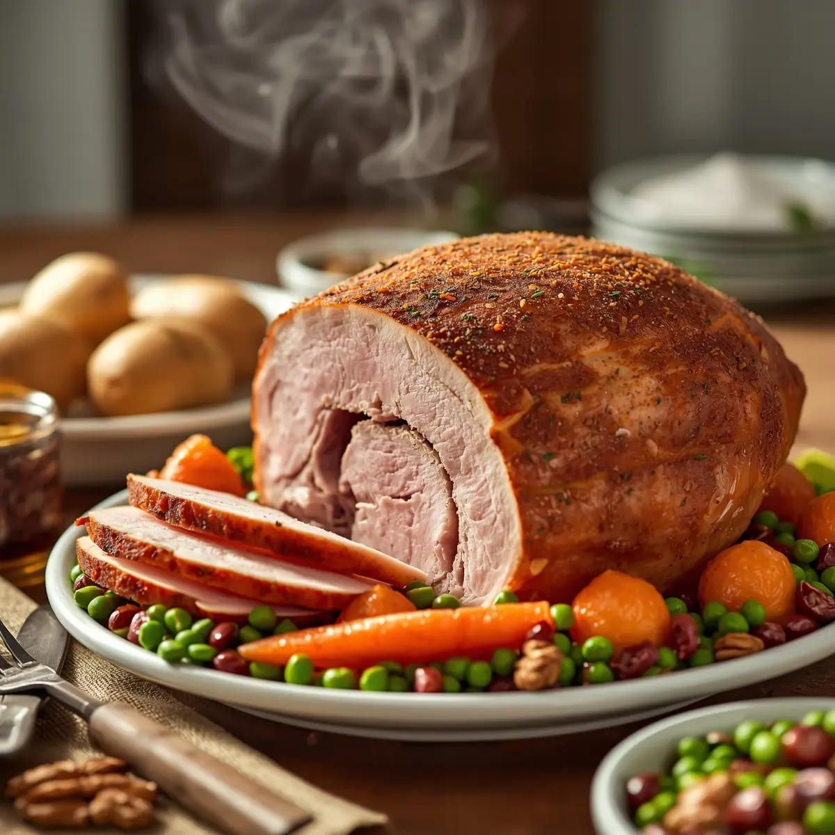 Cooking instructions for Easter ham dinner