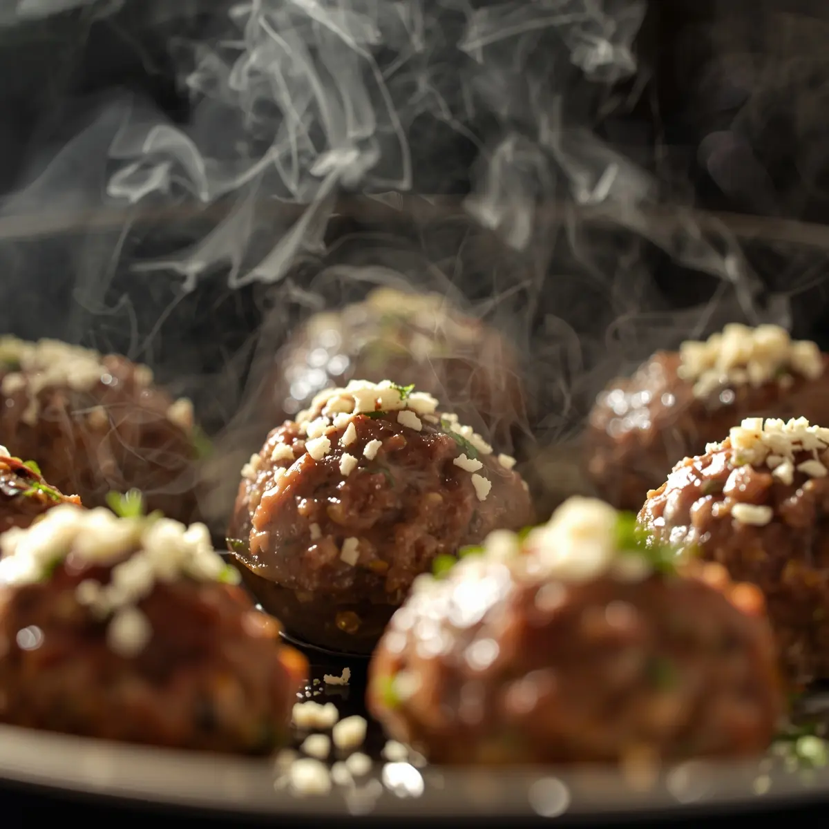 Cooking instructions for Easter lamb meatballs