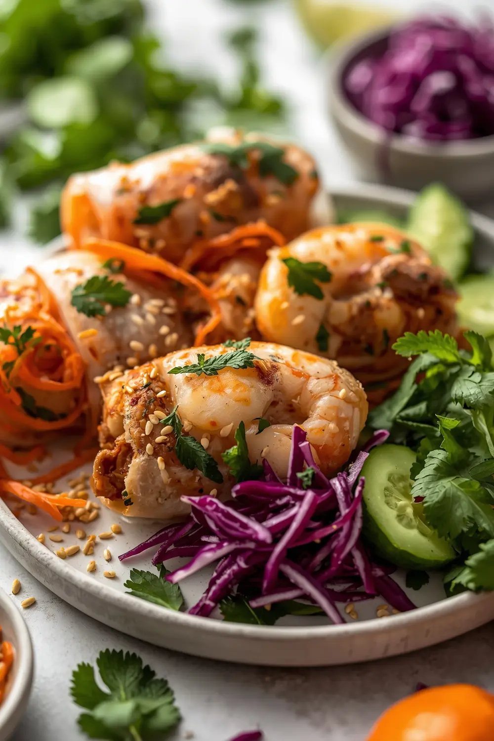 Easter spring rolls
