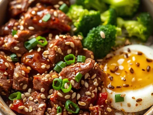 Korean beef bowls