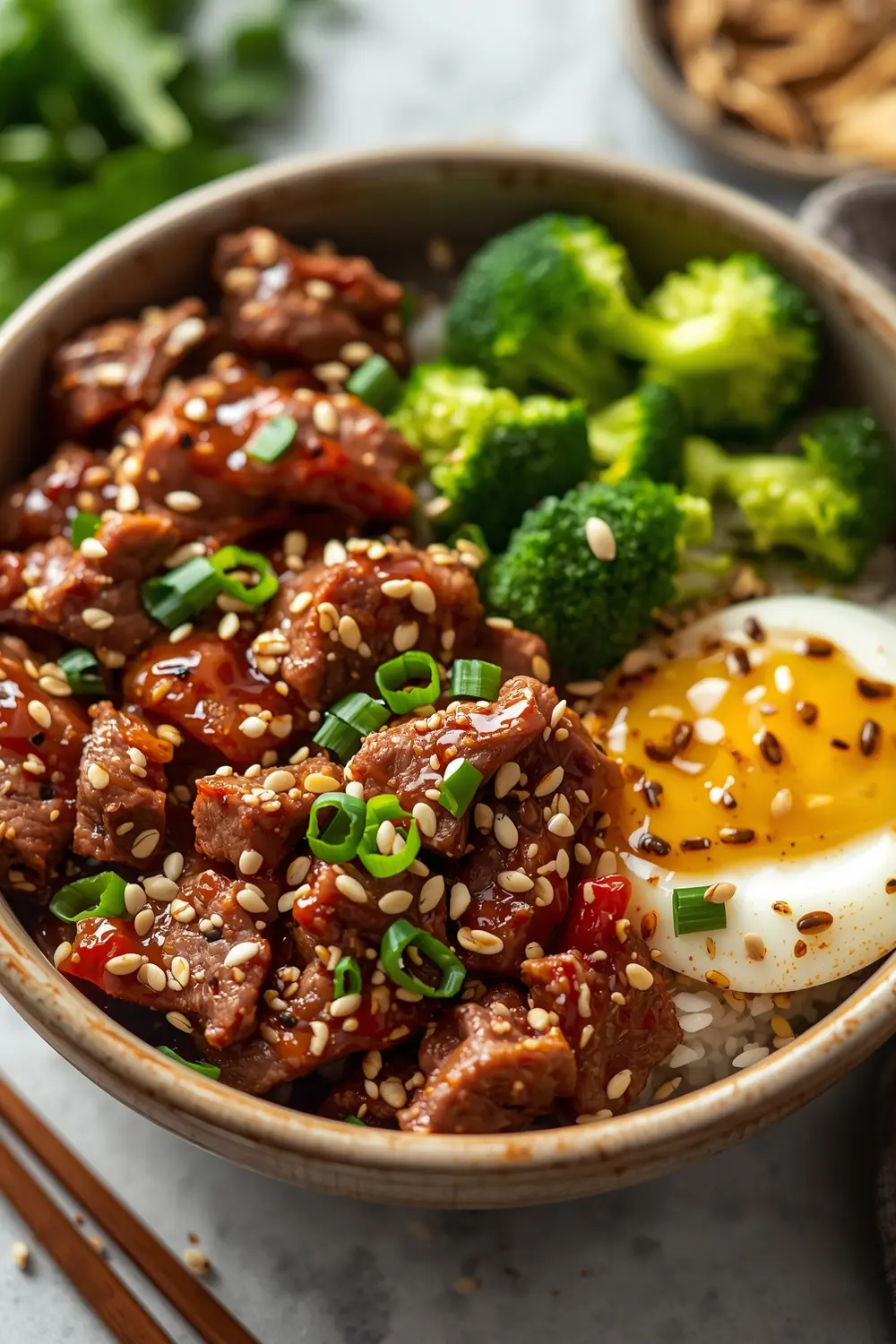 Korean beef bowls