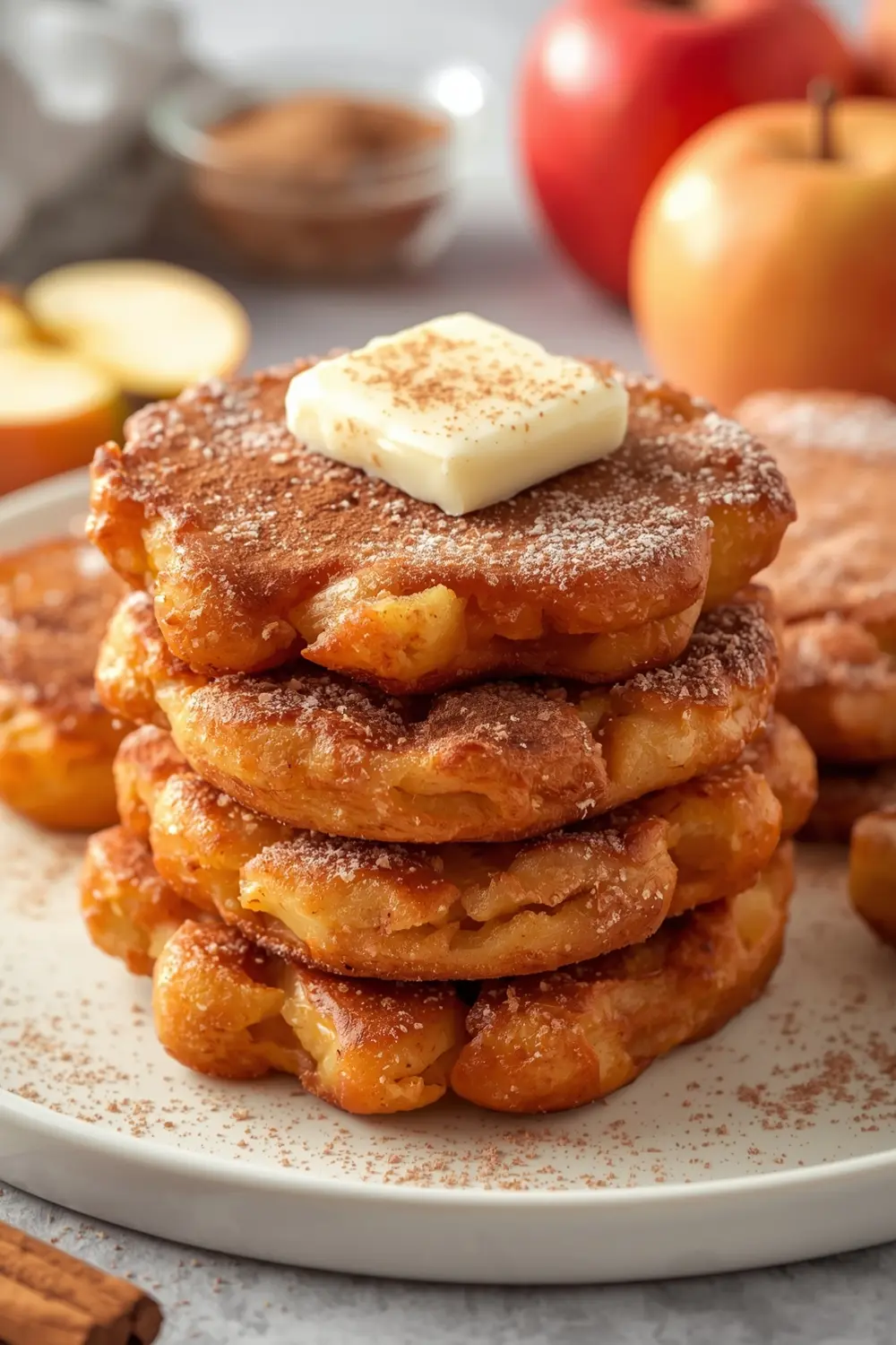 air fryer apple fritters
