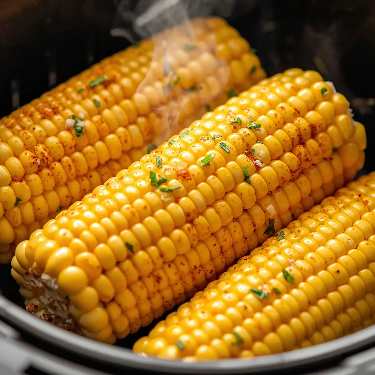 Cooking instructions for air fryer corn on the cob