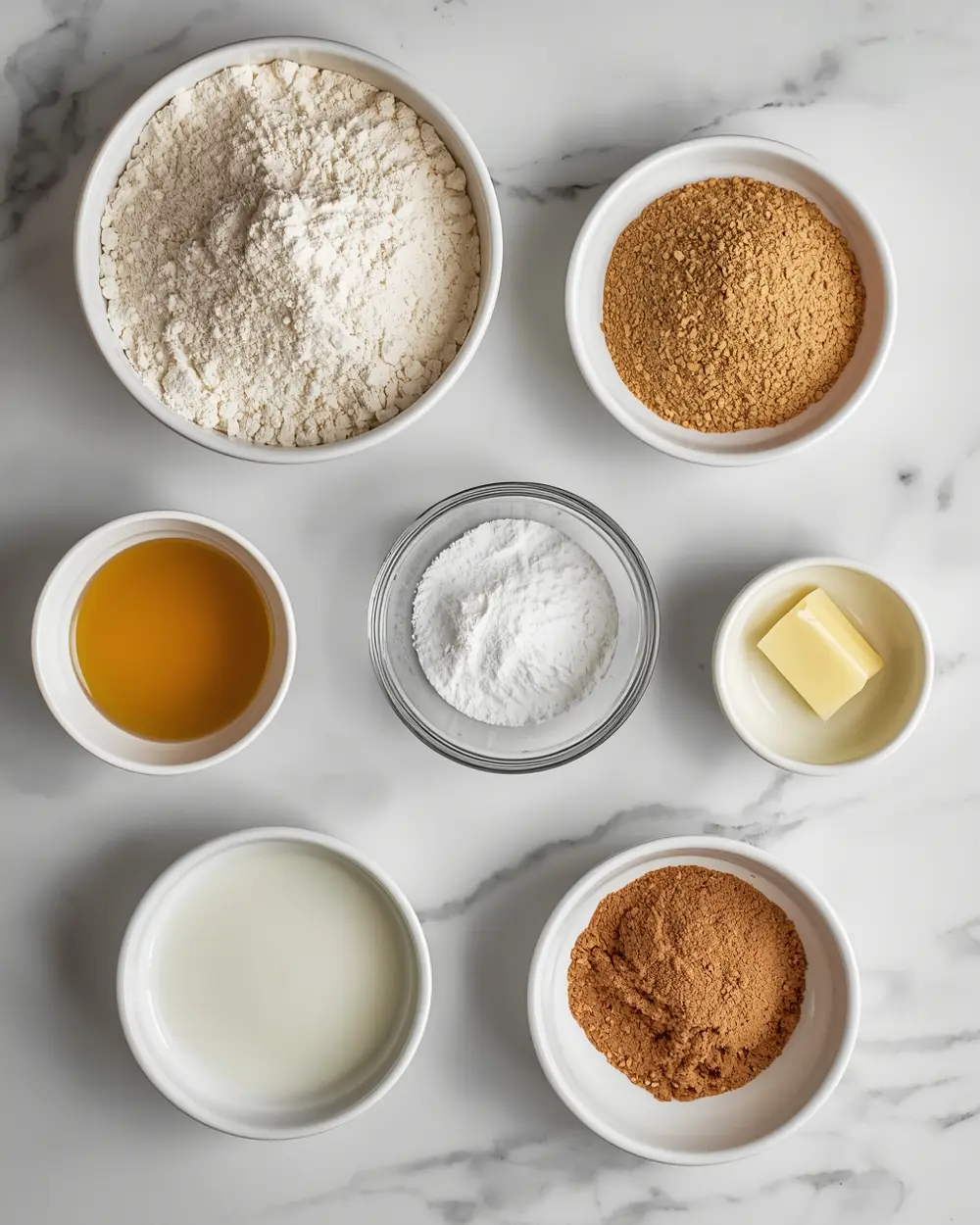 Ingredients for air fryer donuts