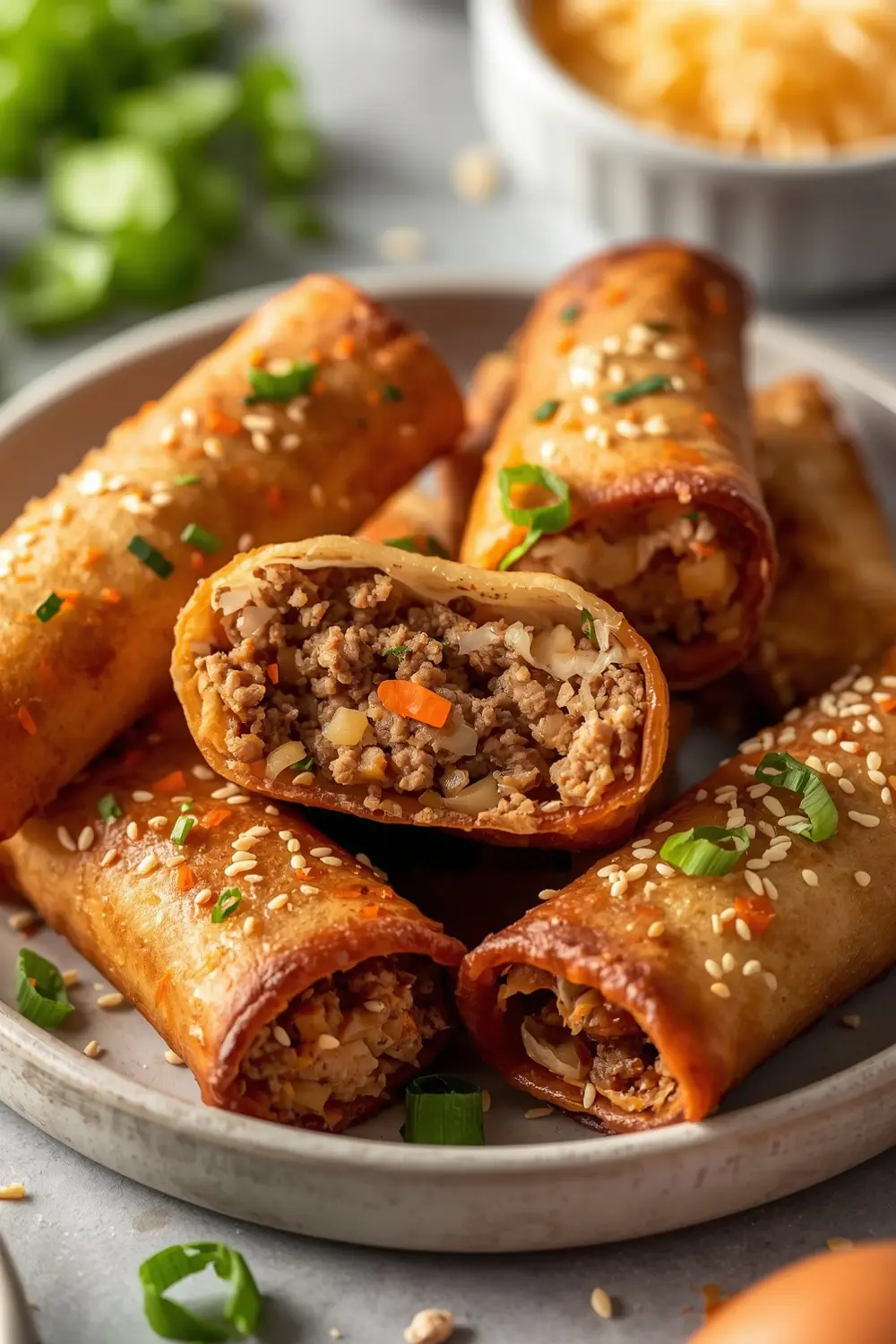 air fryer egg rolls