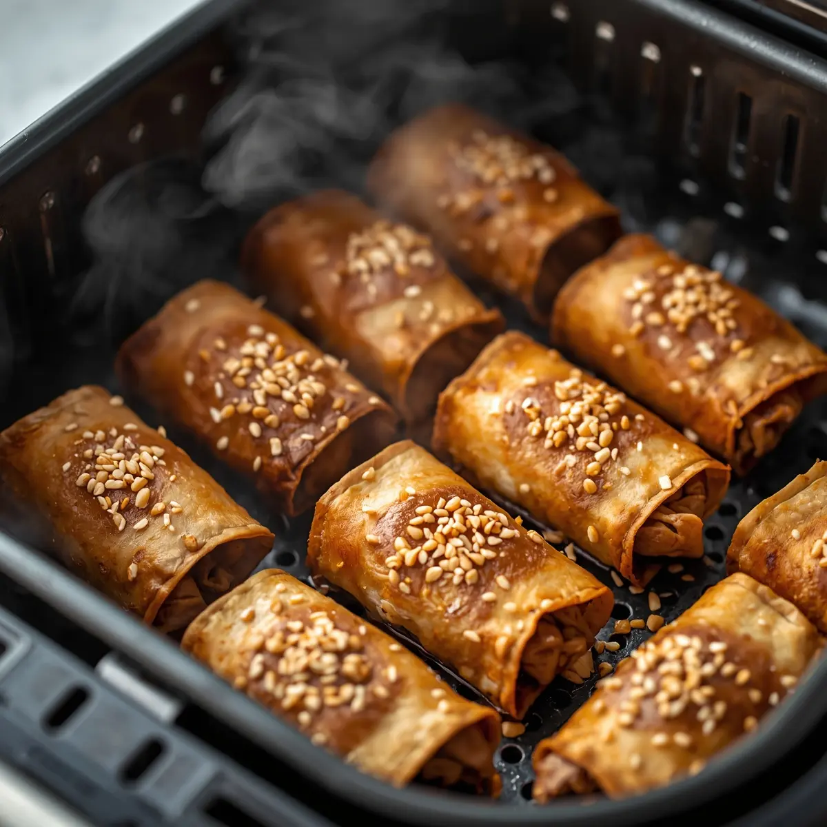 Cooking instructions for air fryer egg rolls