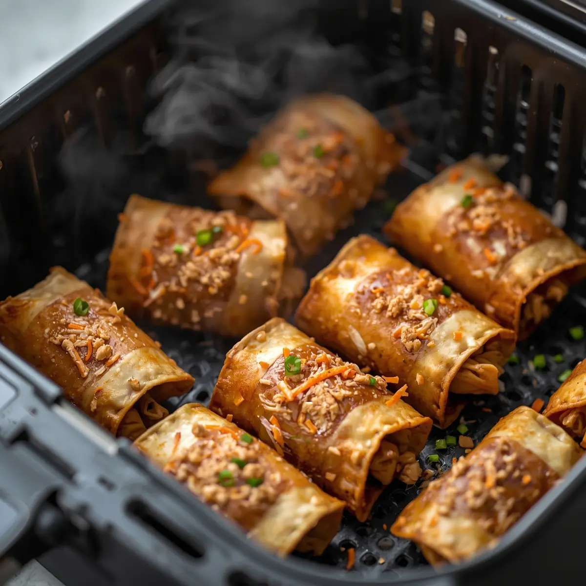 Cooking instructions for air fryer egg rolls