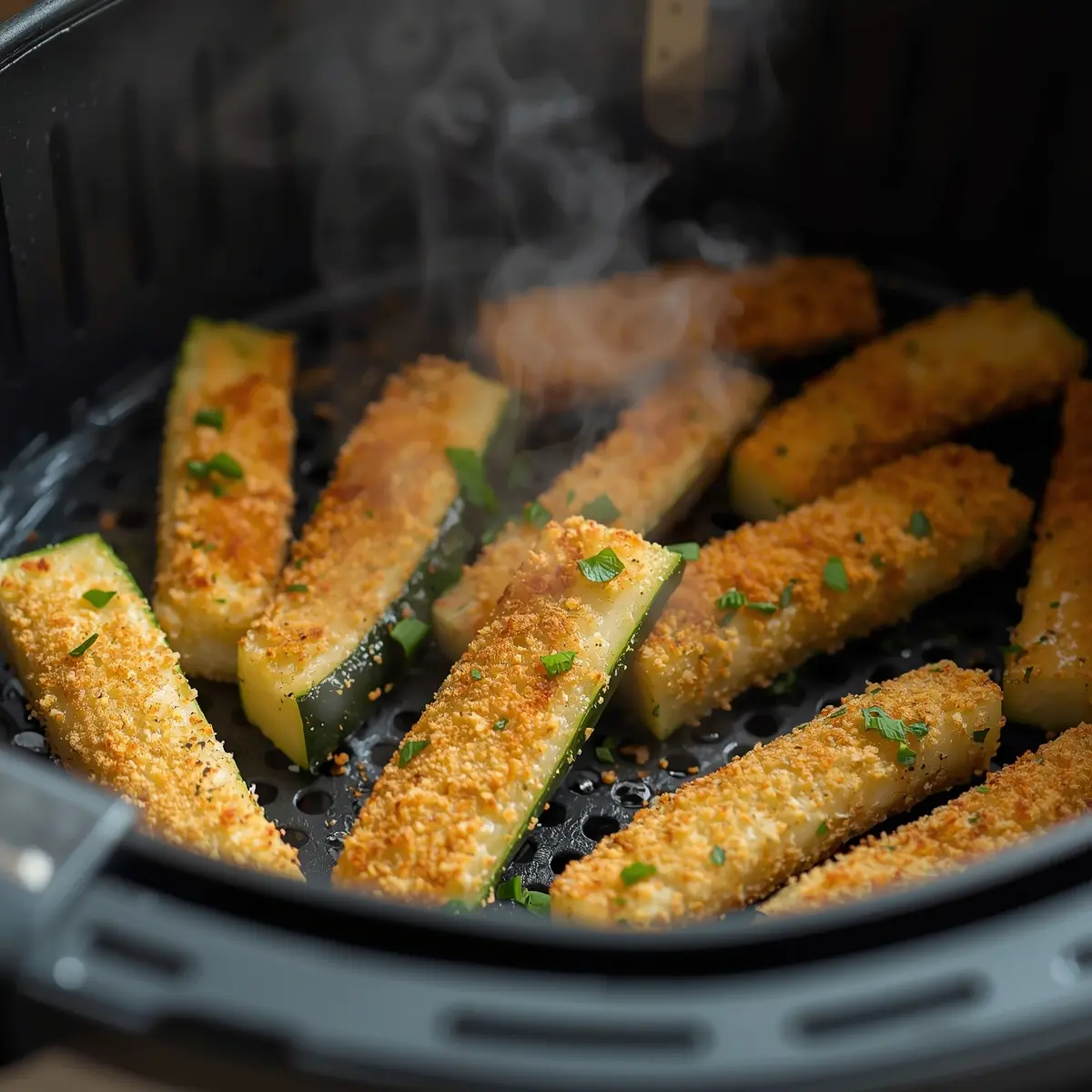 Cooking instructions for air fryer zucchini