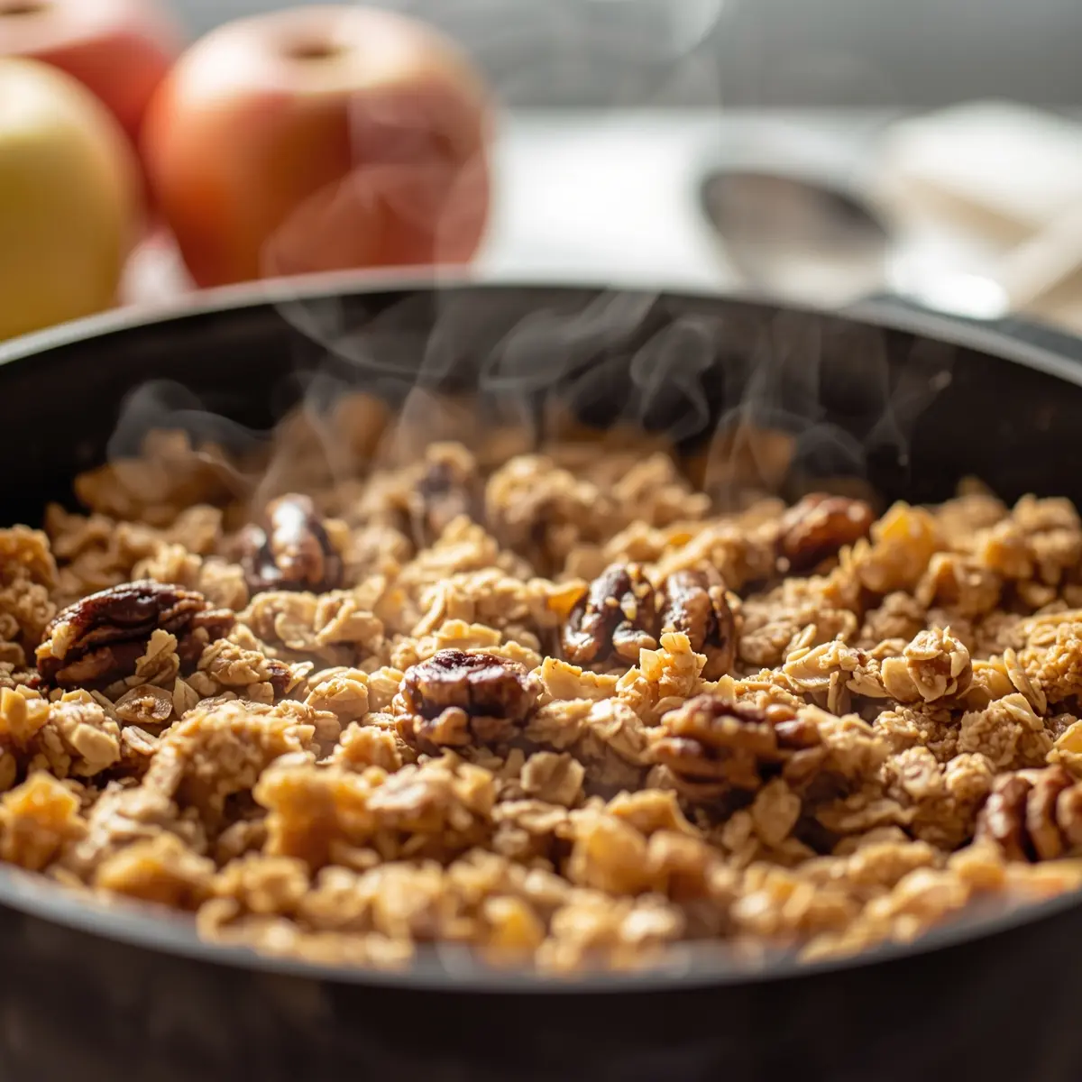 Cooking instructions for apple crisp