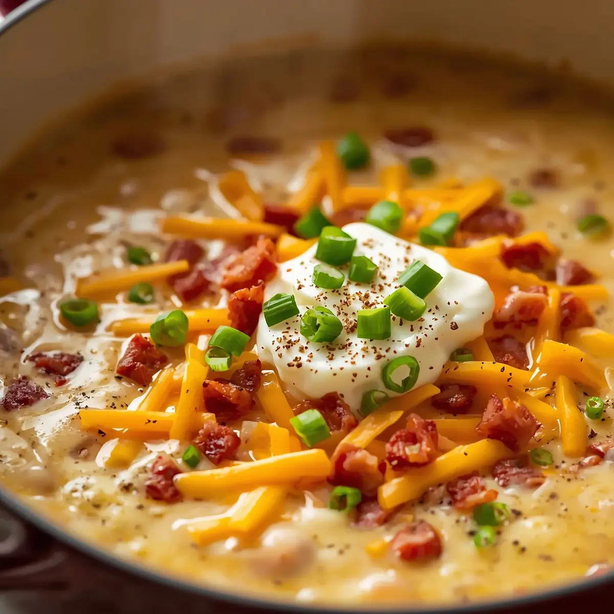 Cooking instructions for baked potato soup