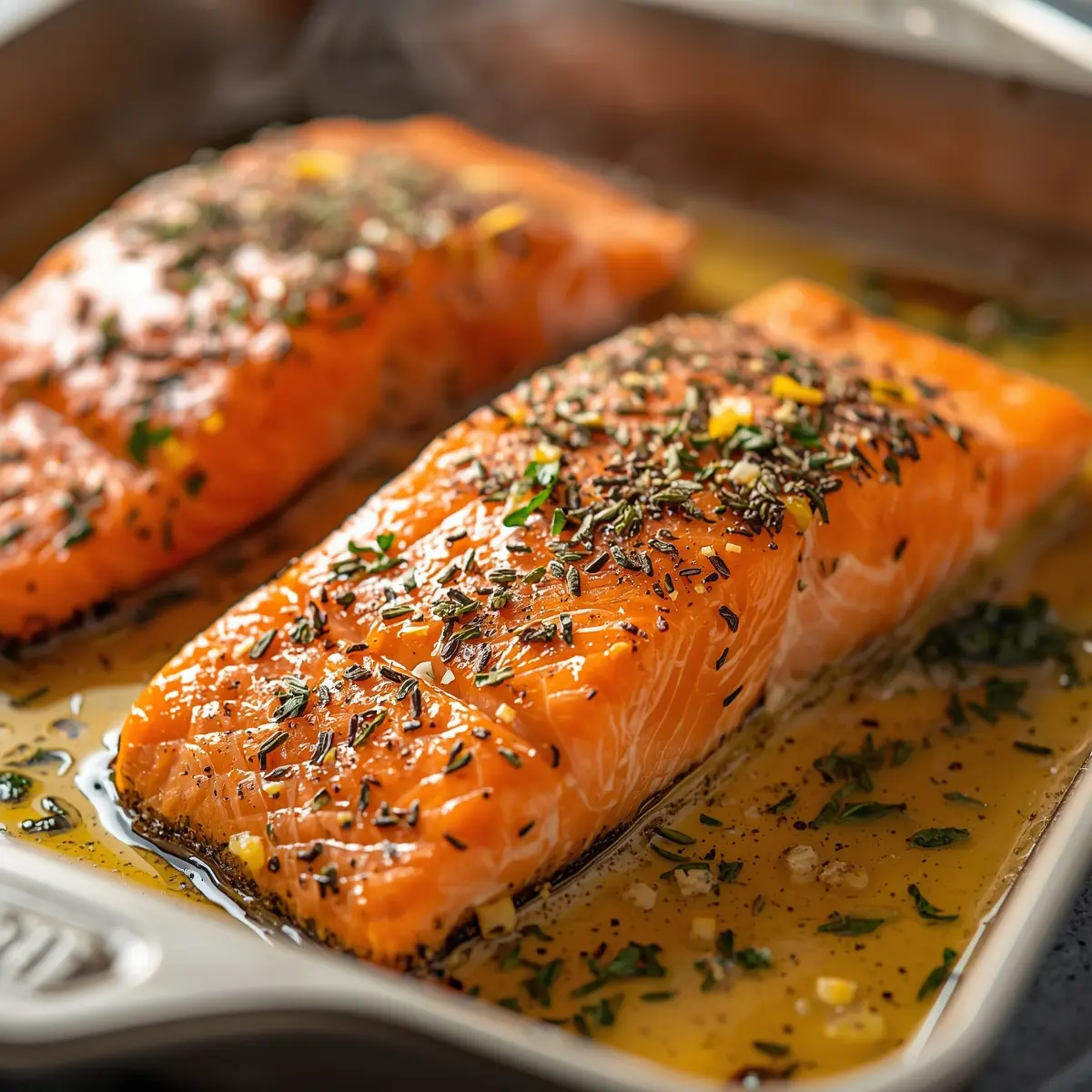 Cooking instructions for baked salmon