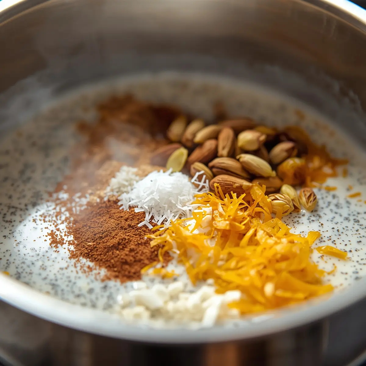 Cooking instructions for chia pudding