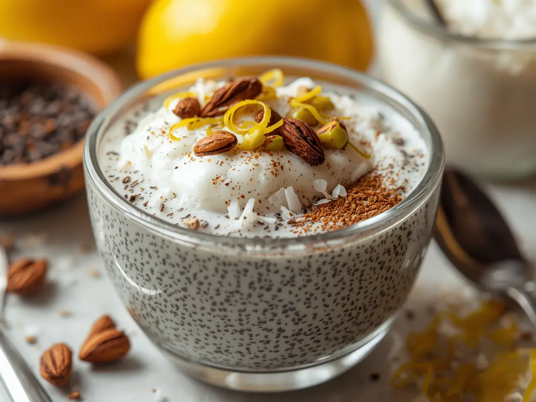 chia pudding ready to serve