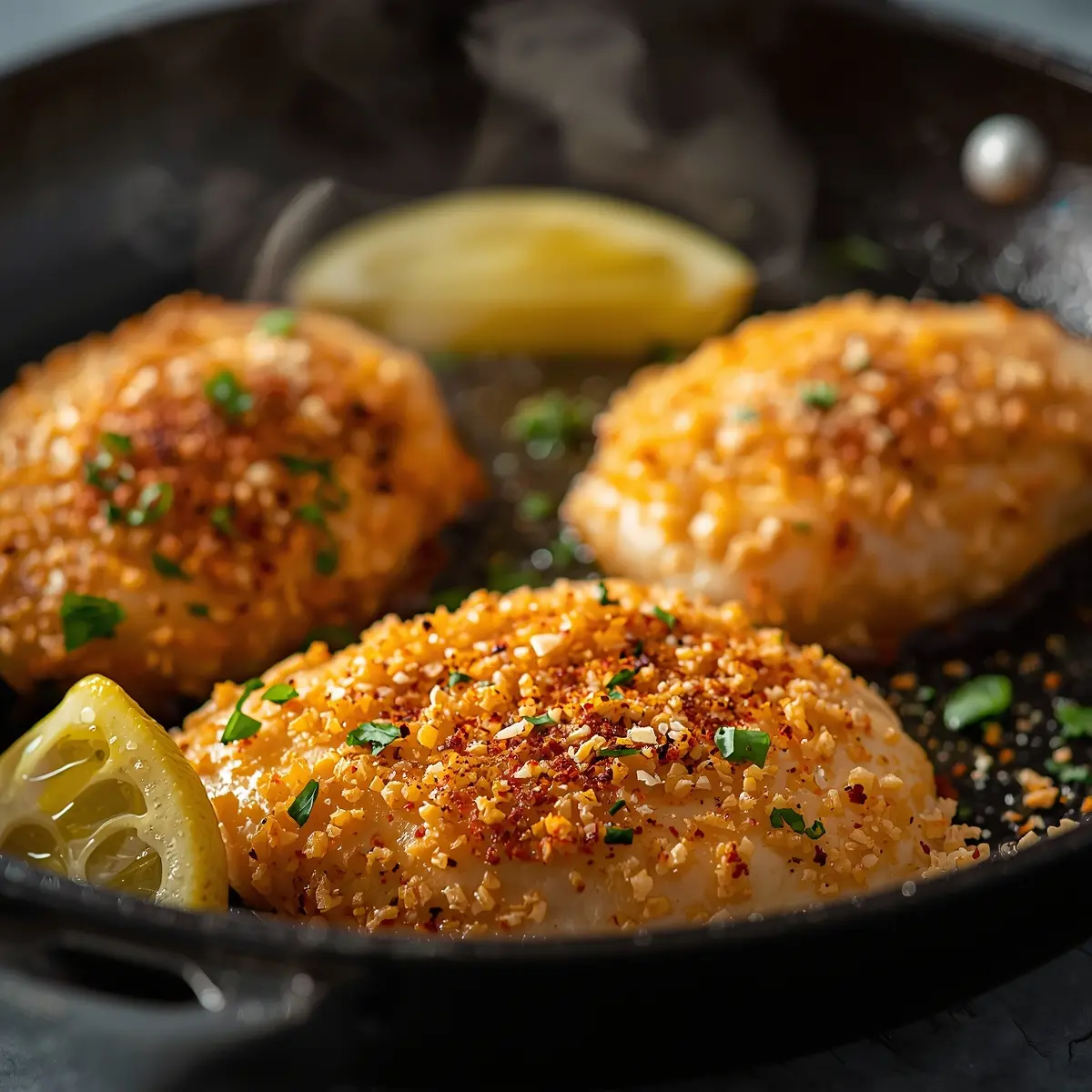 Cooking instructions for chicken Milanese