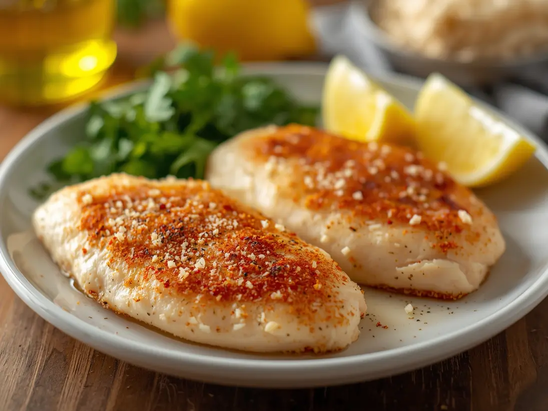 chicken Milanese ready to serve