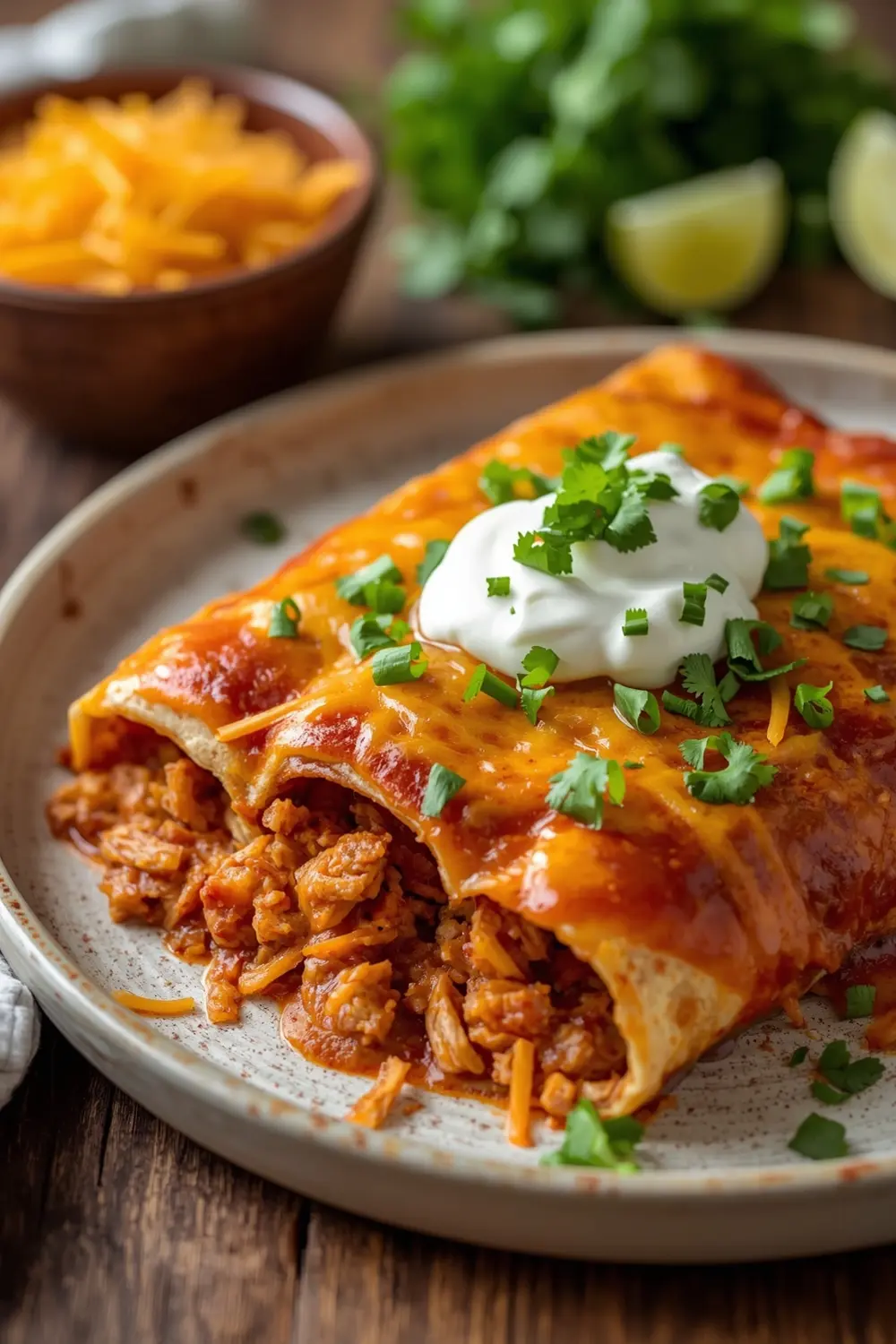 chicken enchiladas