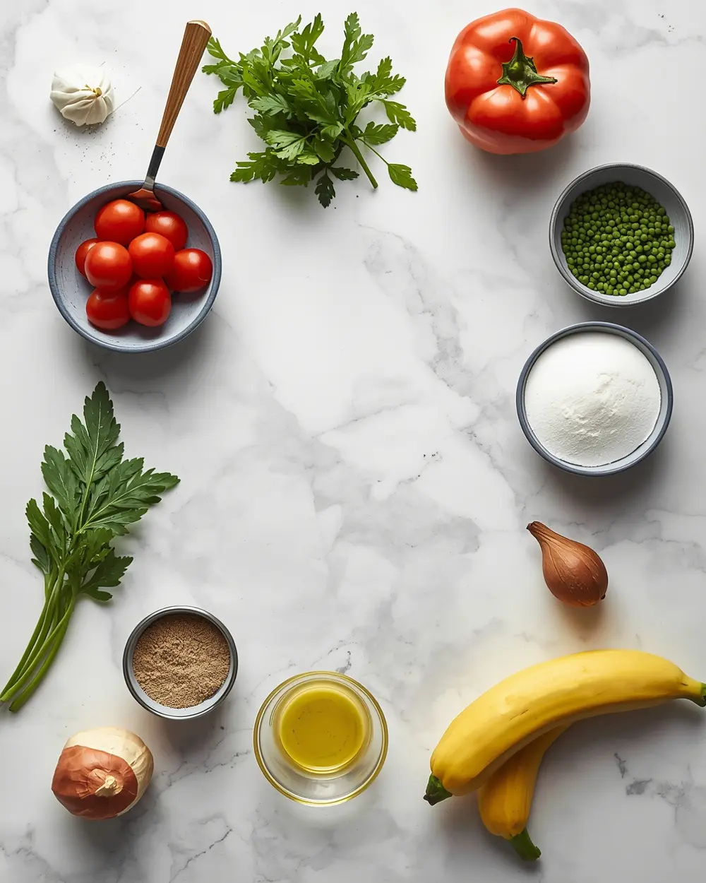 Ingredients for chicken marsala