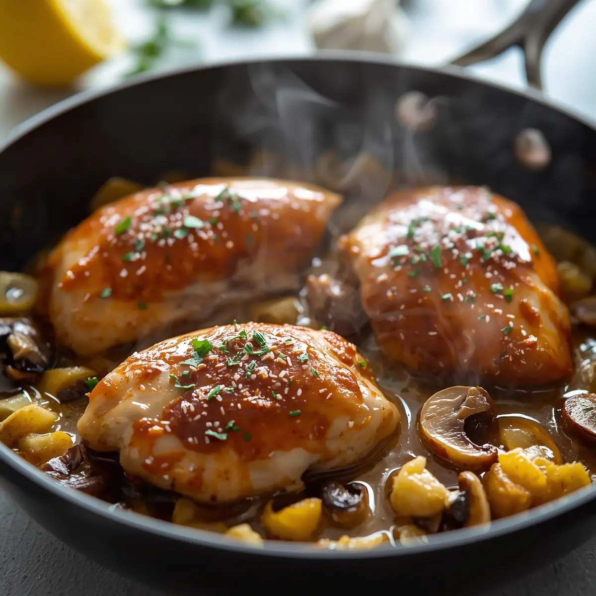 Cooking instructions for chicken marsala