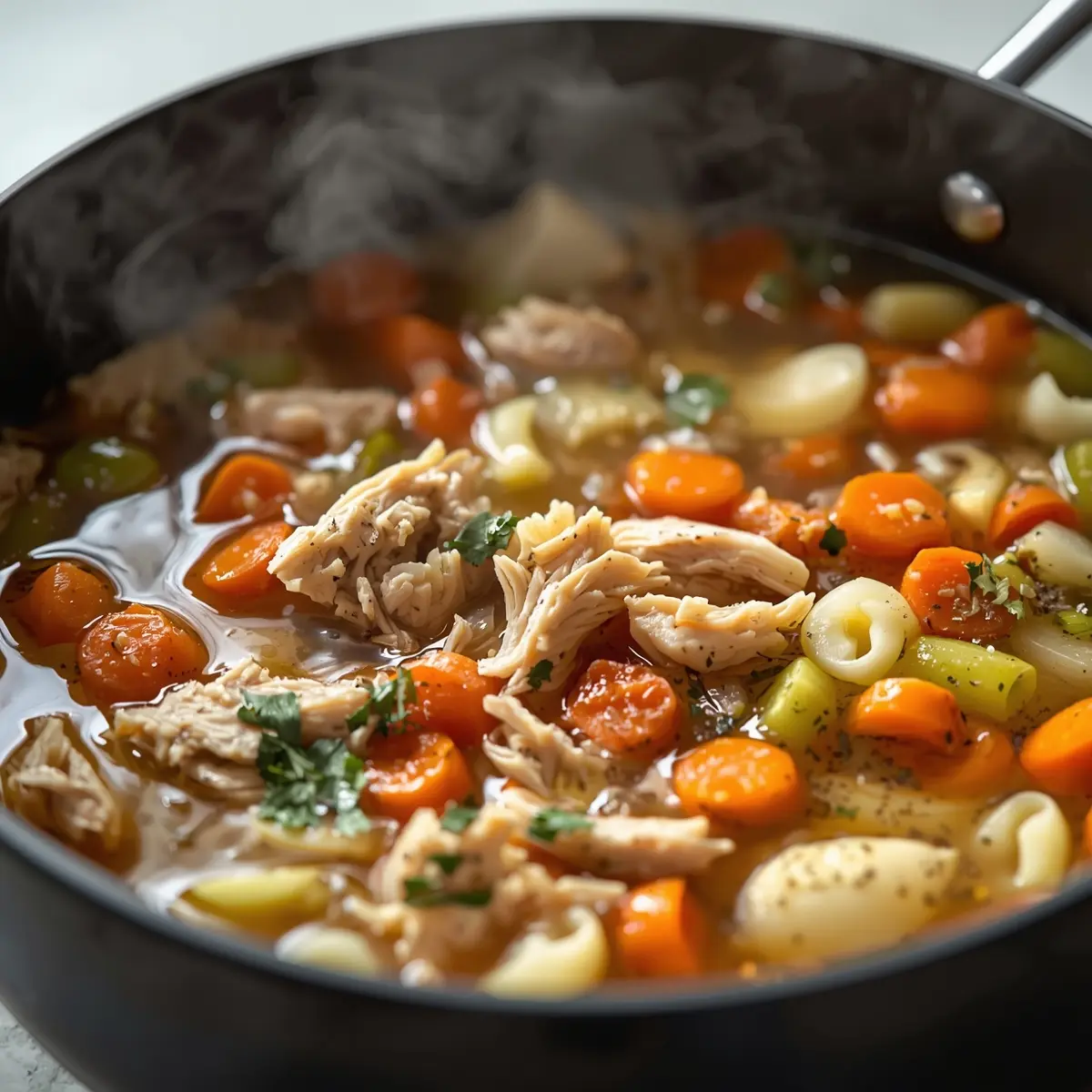 Cooking instructions for chicken noodle soup