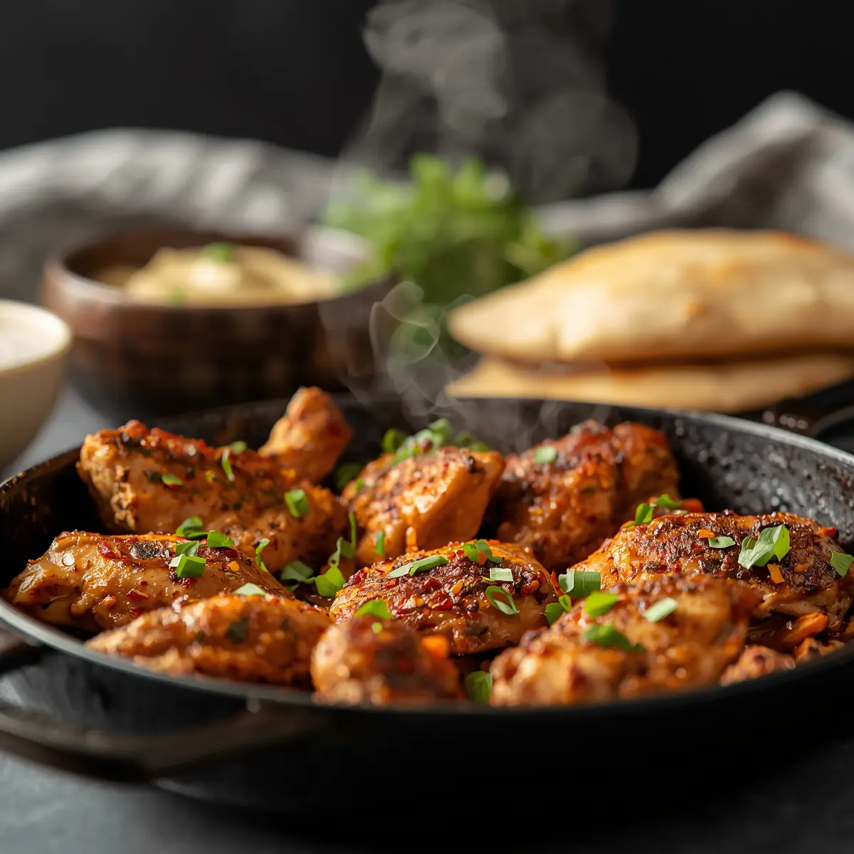 Cooking instructions for chicken shawarma