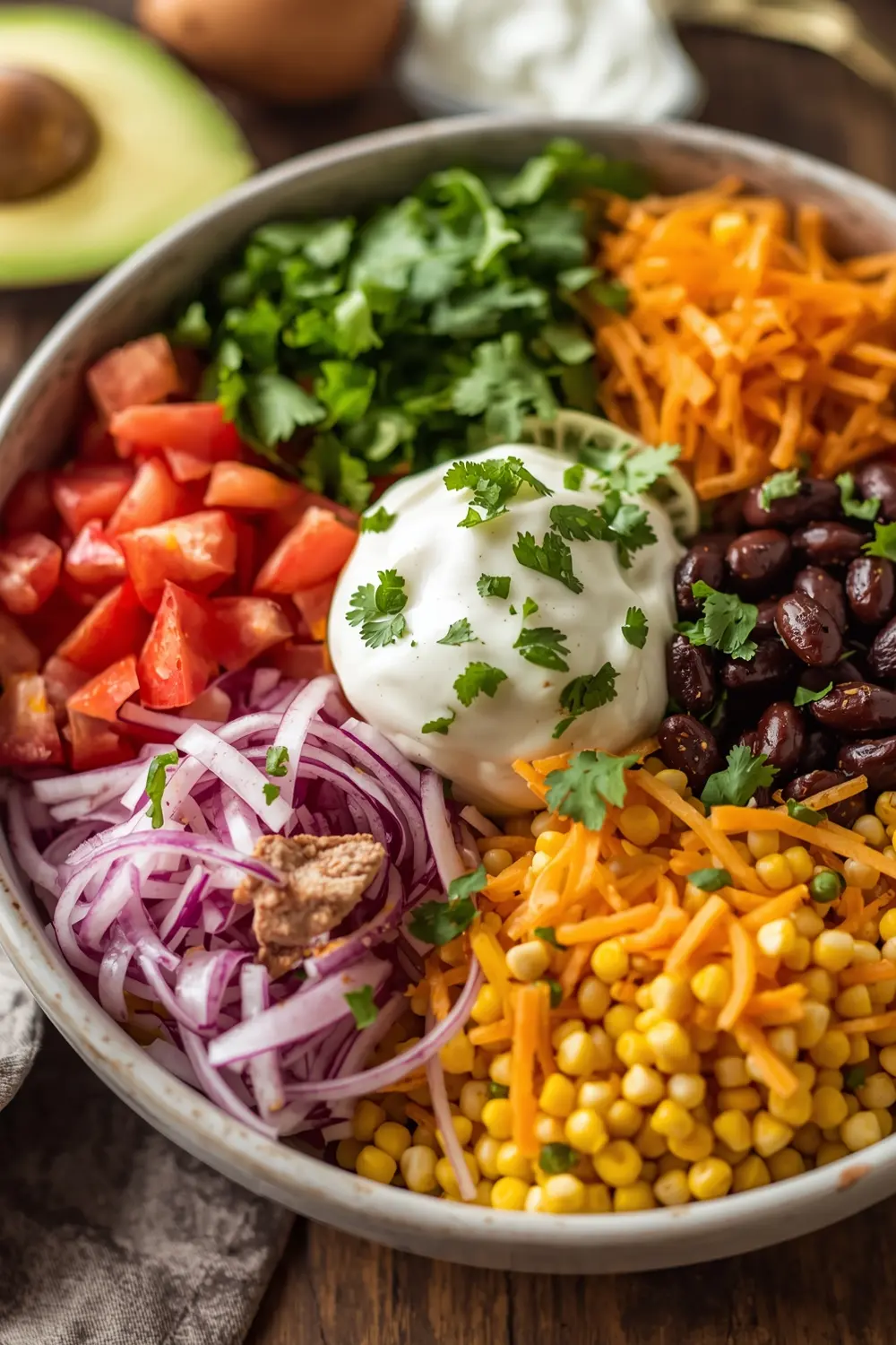 chicken taco salad