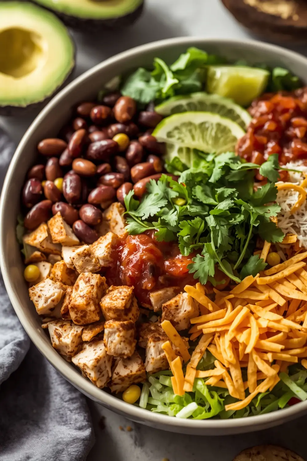 chicken taco salad