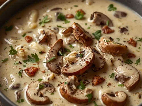 creamy mushroom soup