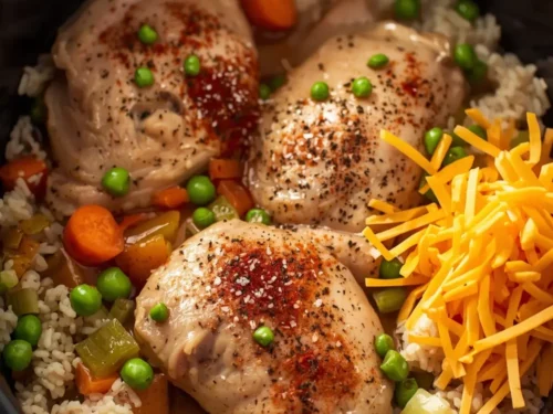 crockpot chicken and rice