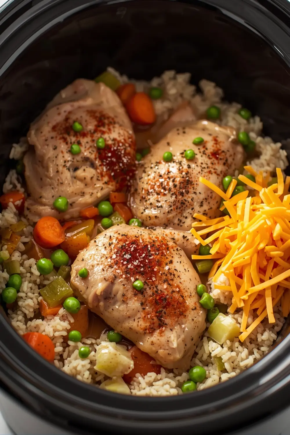 crockpot chicken and rice