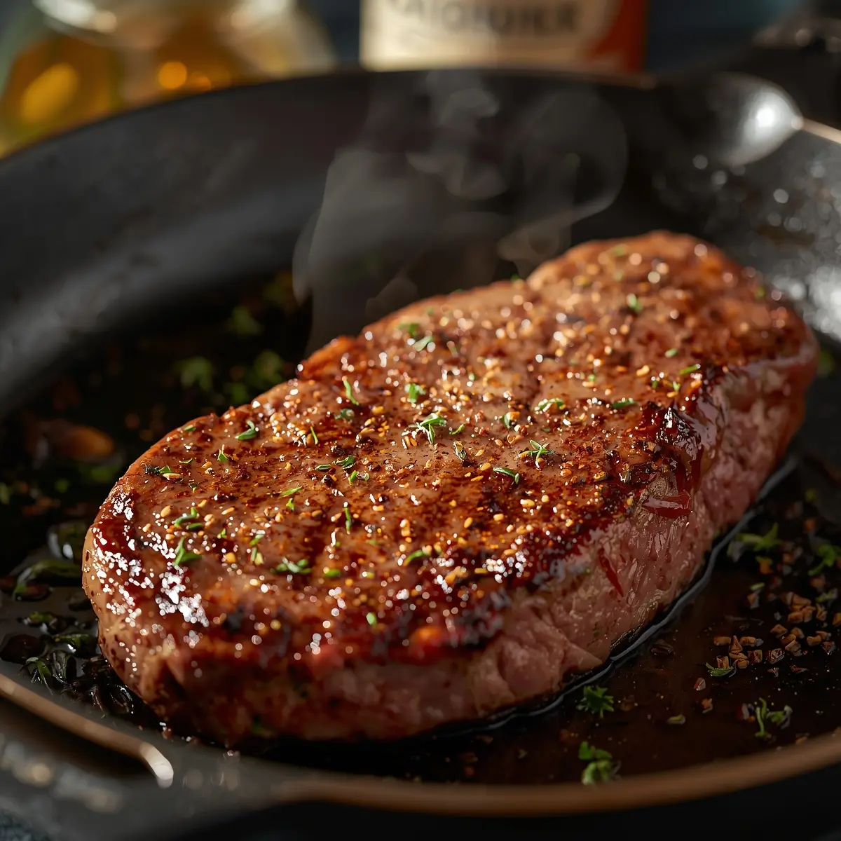 Cooking instructions for date night steak
