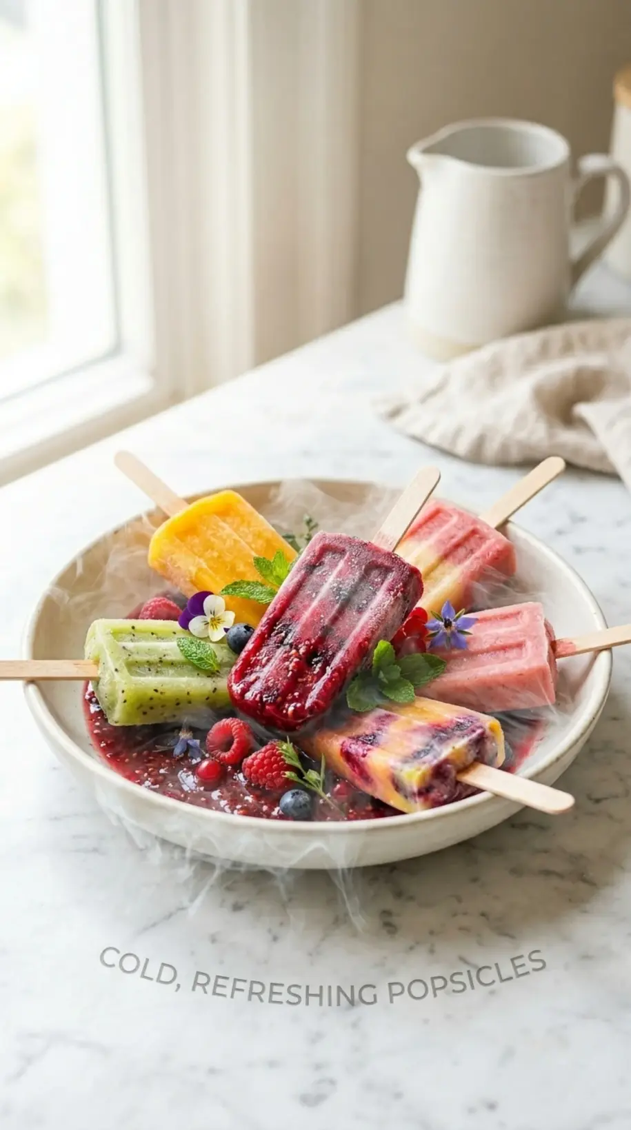 frozen fruit popsicles
