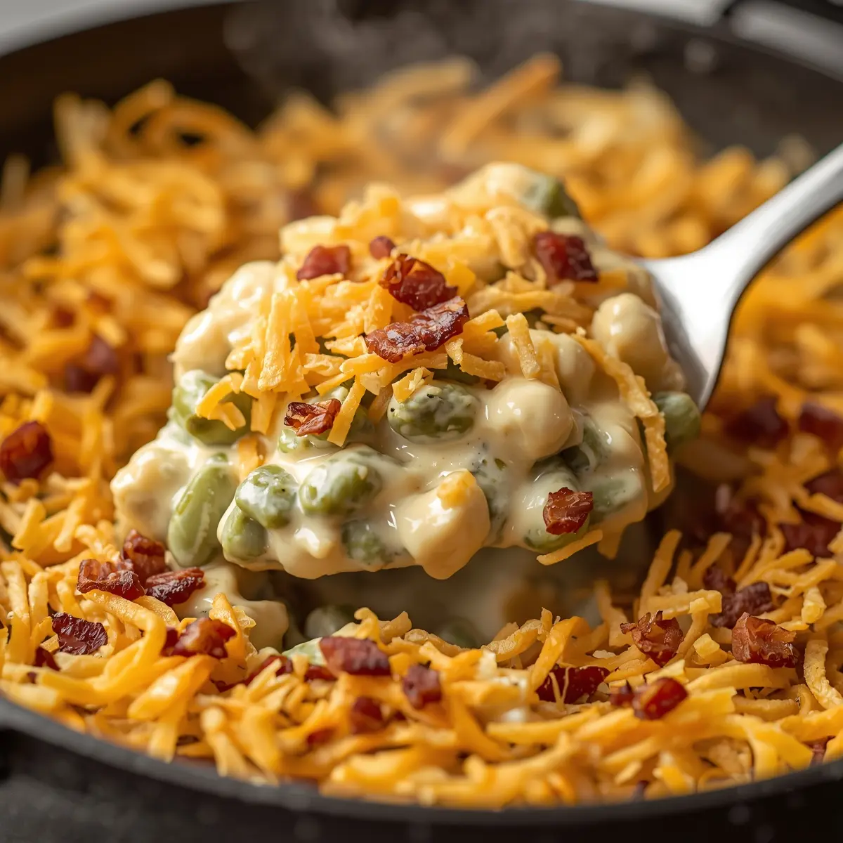 Cooking instructions for green bean casserole