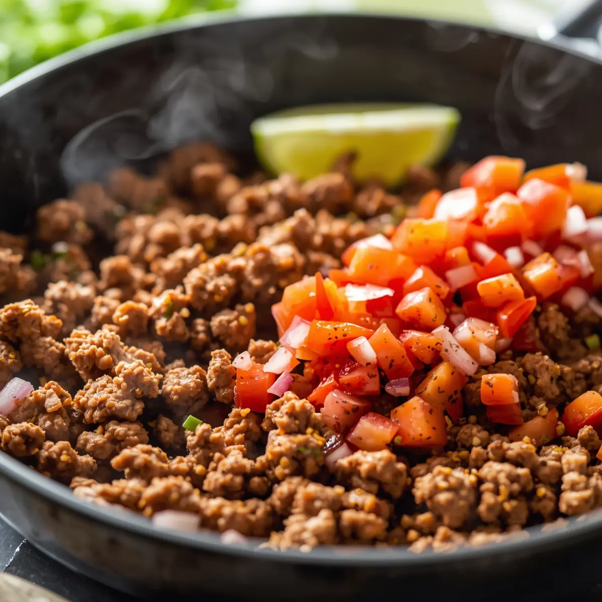 Cooking instructions for ground turkey tacos