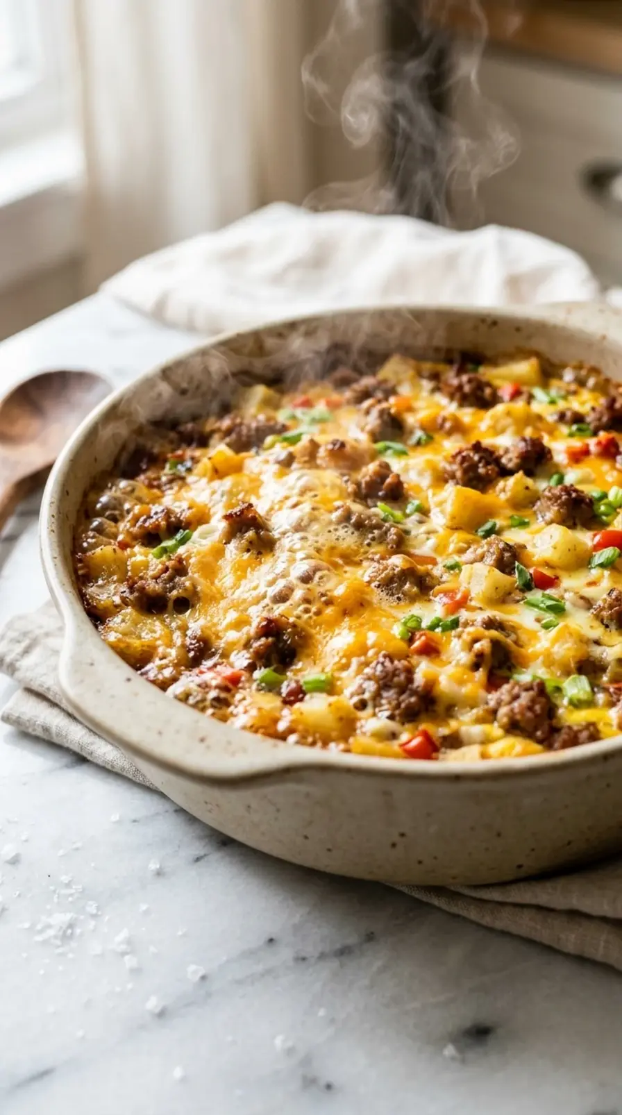 Cooking instructions for breakfast casserole