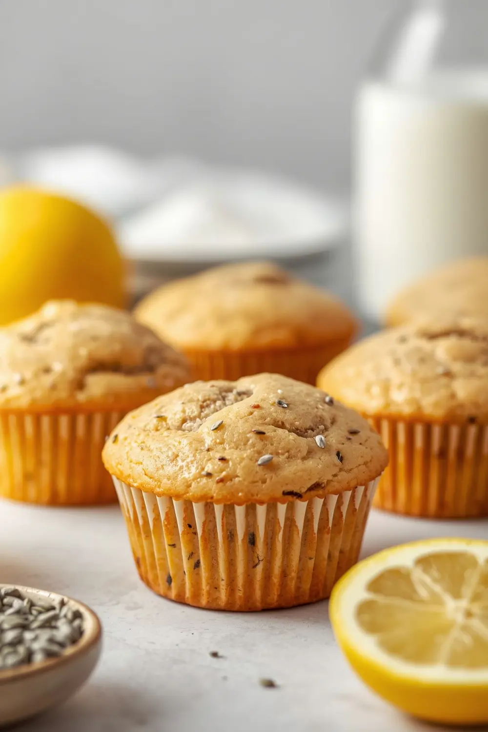 lemon poppy seed muffins
