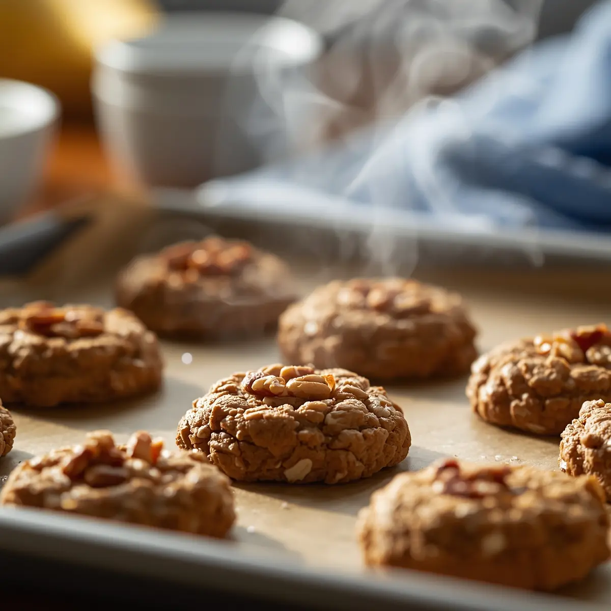Cooking instructions for oatmeal cookies