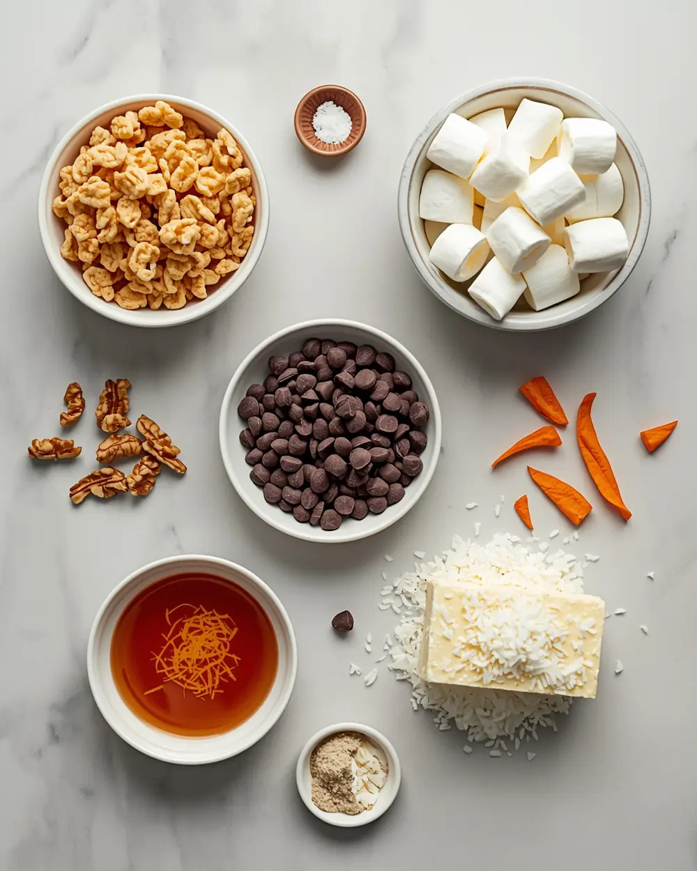 Ingredients for rice krispie treats