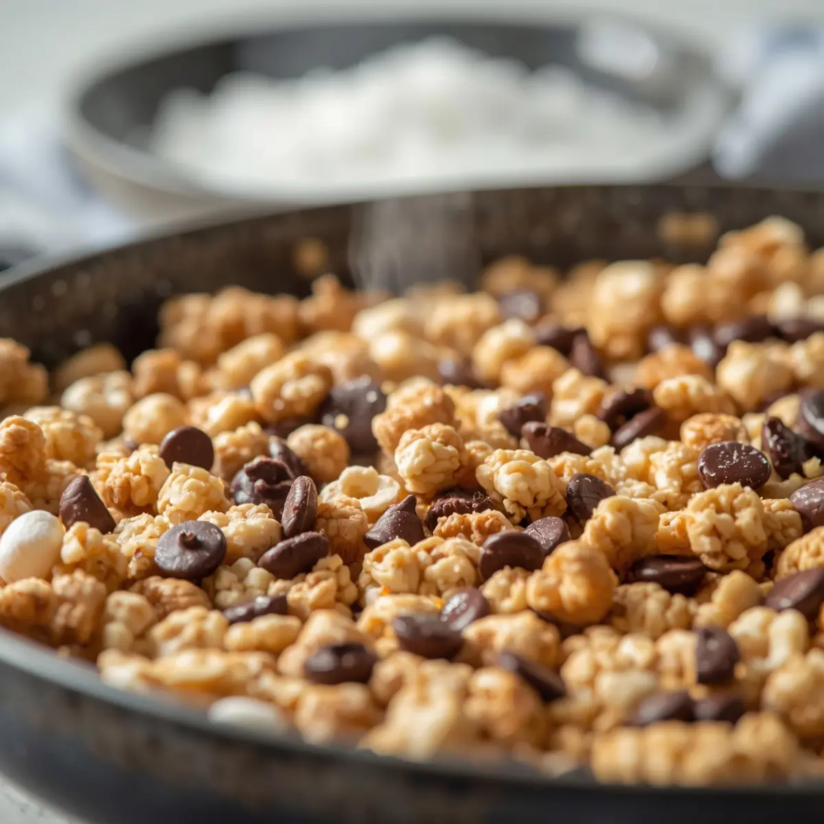 Cooking instructions for rice krispie treats
