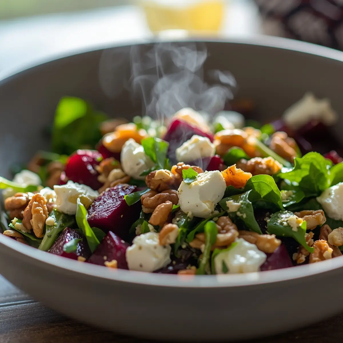 Cooking instructions for roasted beet salad