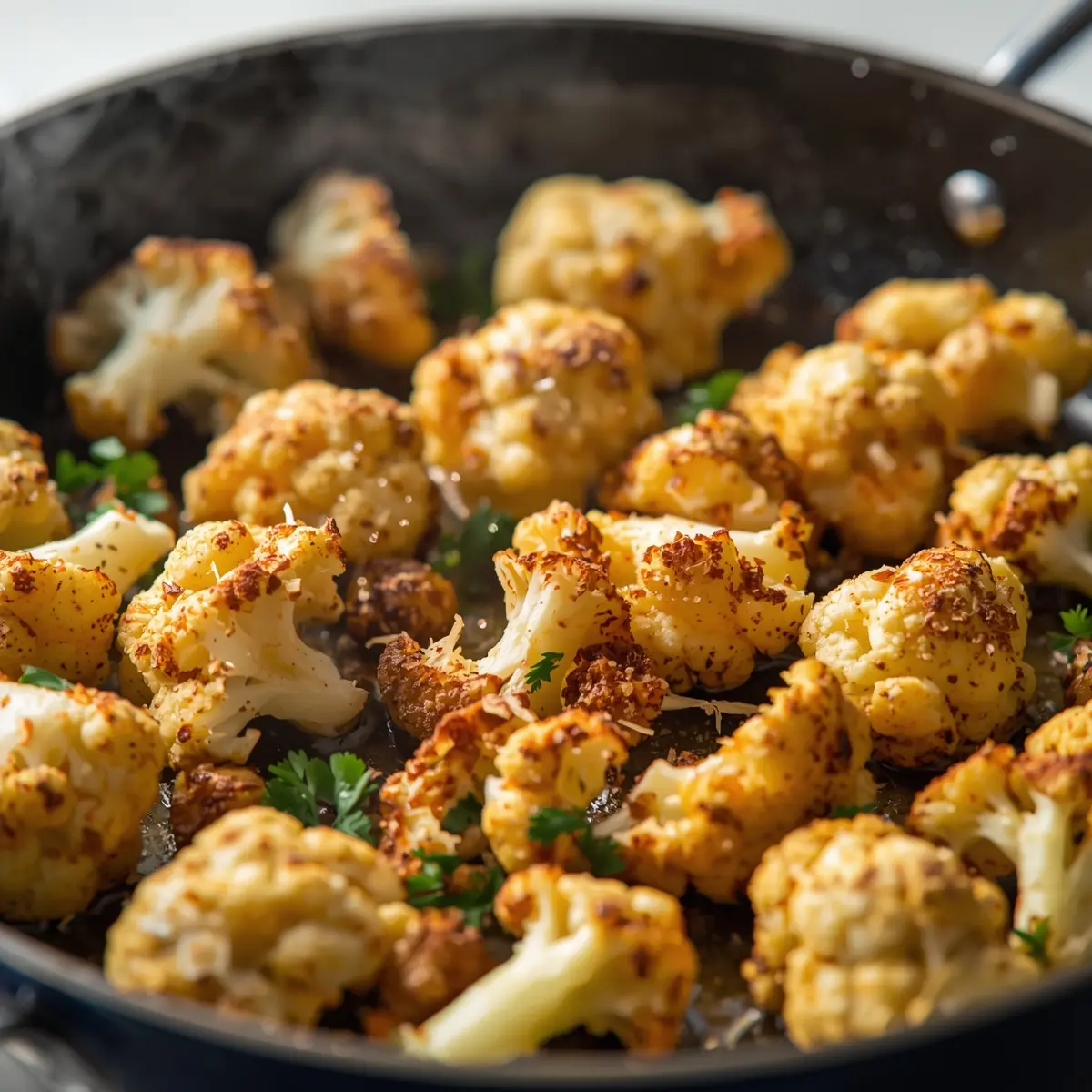 Cooking instructions for roasted cauliflower