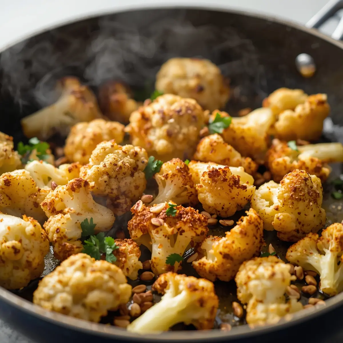 Cooking instructions for roasted cauliflower