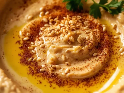 roasted garlic hummus