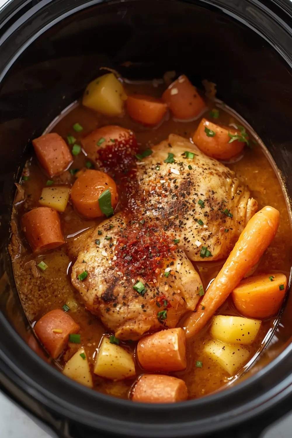 slow cooker chicken curry