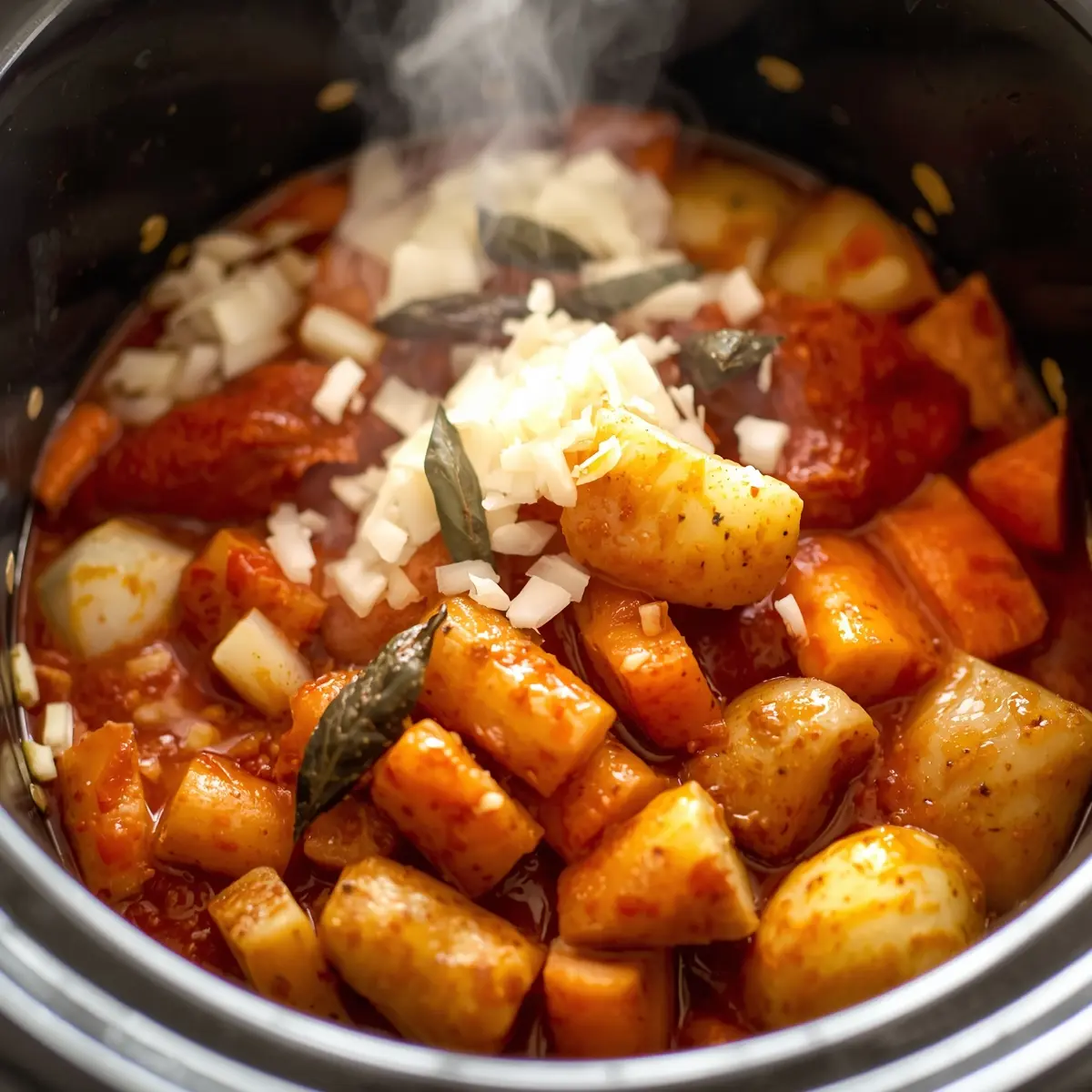 Cooking instructions for slow cooker chicken curry