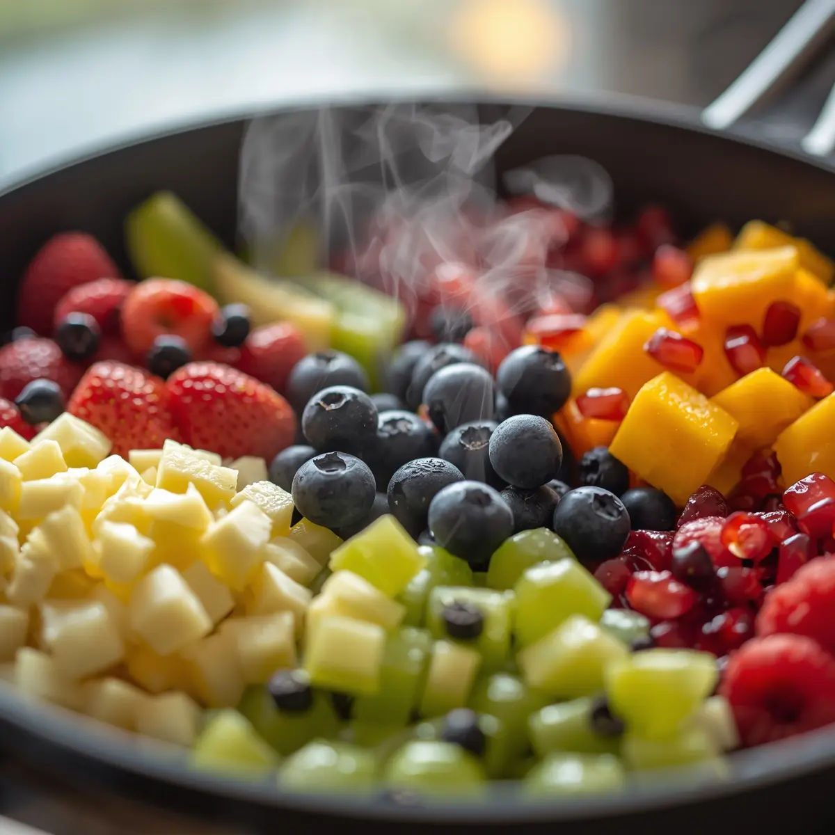 Cooking instructions for spring fruit salad