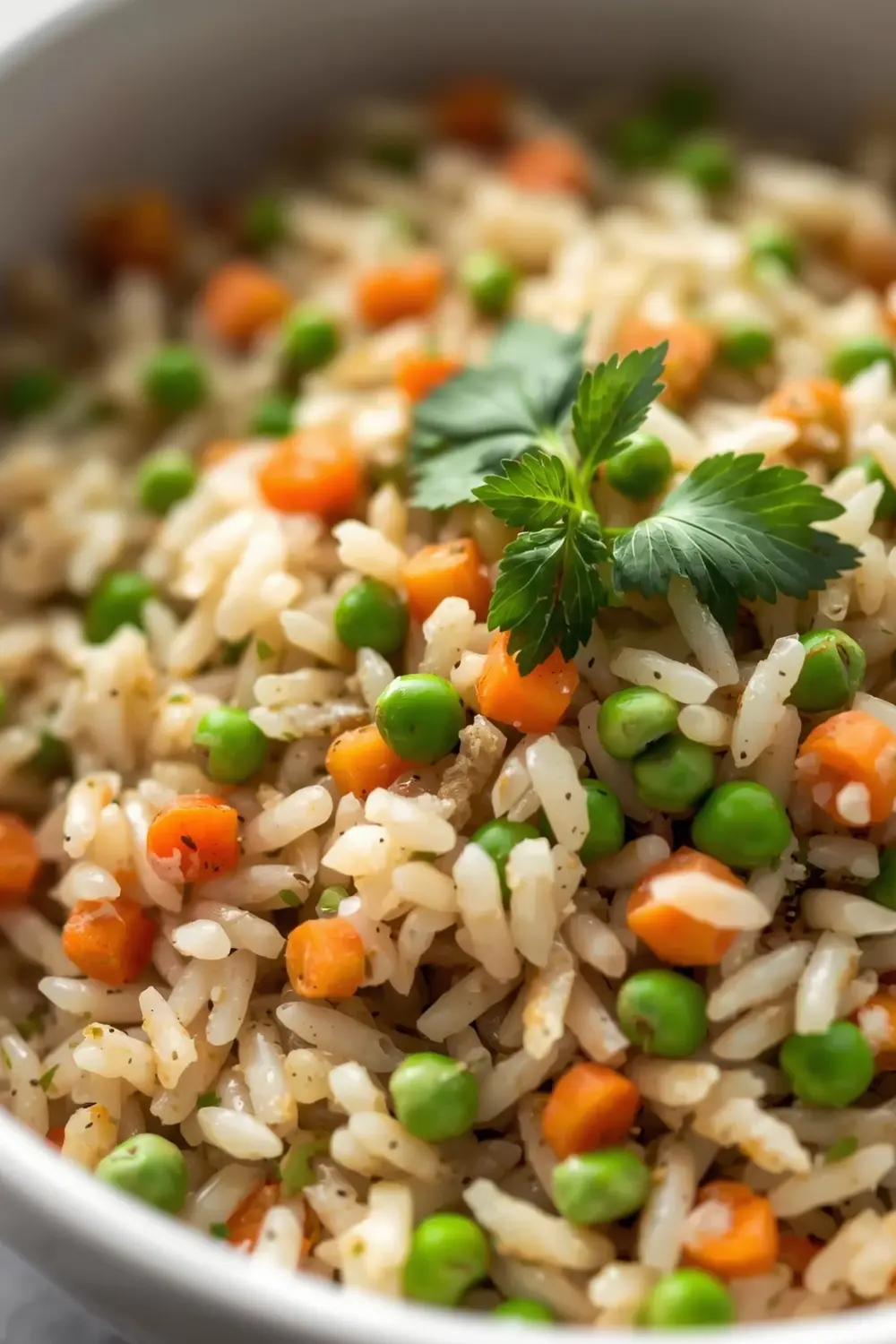 spring herb rice pilaf