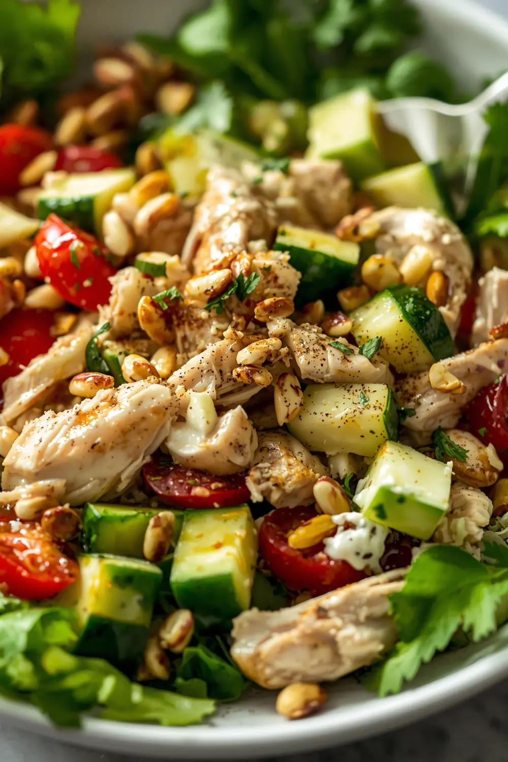 spring lemon chicken salad